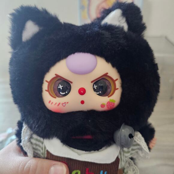 Baby Three Kitten Wardrobe OPEN BOX CONFIRMED Sweet Lace Black cat Plush Pendent - Picture 5 of 11